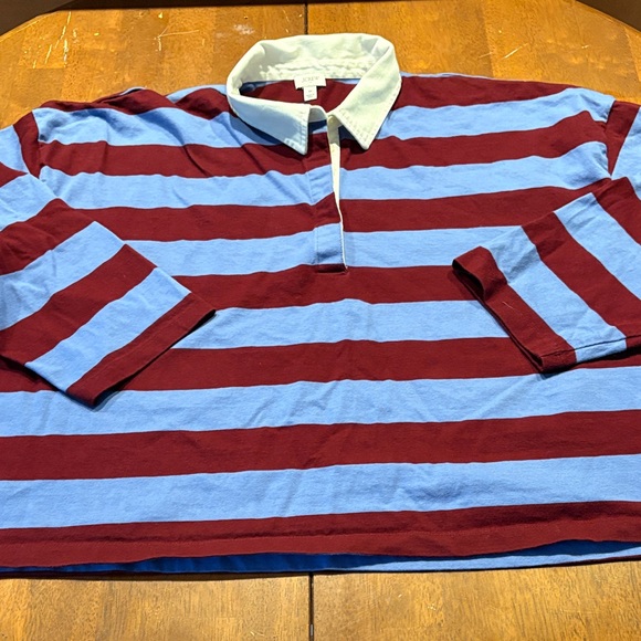 J. Crew Rugby Shirt 3/4 Sleeves - Picture 4 of 10
